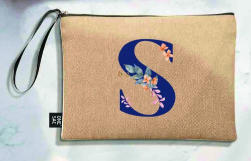 Bolso de mano letra s - regalos de boda